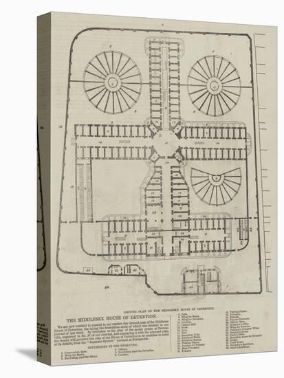 Ground Plan of the Middlesex House of Detention-null-Premier Image Canvas