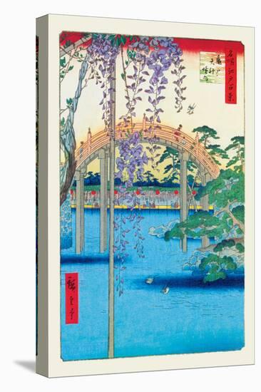 Grounds of the Kameido Tenjin Shrine-Ando Hiroshige-Stretched Canvas