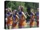 Group of Cheerleaders Cheering in a Field-null-Premier Image Canvas