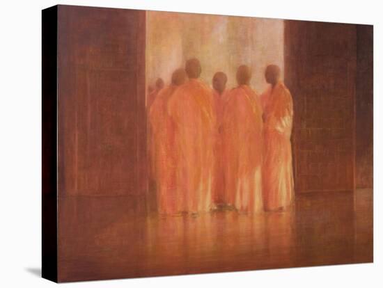 Group of Monks, Vietnam-Lincoln Seligman-Premier Image Canvas