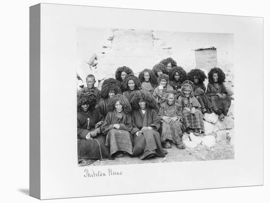 Group of Nuns at the Nunnery of Tatsang, 1903-04-John Claude White-Premier Image Canvas