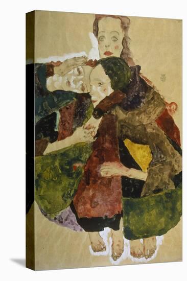 Group of Three Girls, 1911-Egon Schiele-Premier Image Canvas