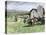 Group of Vaqueros Outside Santa Inez Mission in California, 1800s-null-Premier Image Canvas