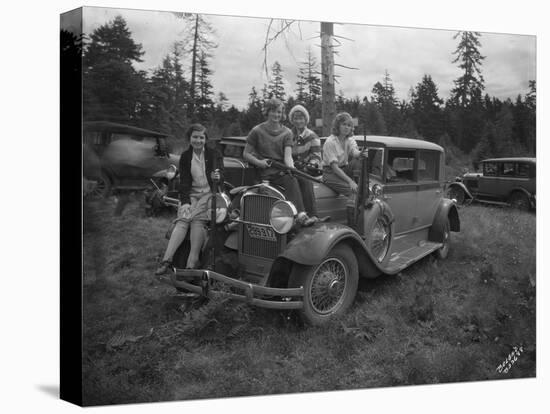 Group of Women with Rifles, 1930-Marvin Boland-Premier Image Canvas