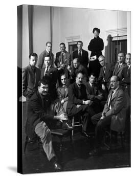 Group Portrait of American Abstract Expressionists, "The Irascibles"-Nina Leen-Premier Image Canvas