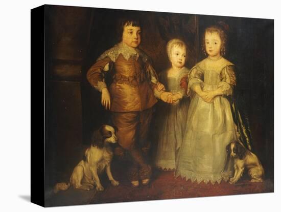 Group Portrait of the Children of King Charles I, Full Length-Sir Anthony Van Dyck-Premier Image Canvas