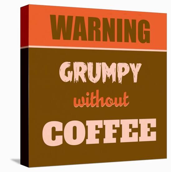 Grumpy Without Coffee 1-Lorand Okos-Stretched Canvas