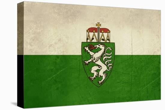 Grunge Austria State Of Steiermark Of Styria State Flag, Austria-Speedfighter-Stretched Canvas