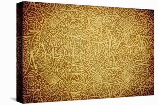 Grunge Background With Oriental Ornaments-javarman-Stretched Canvas