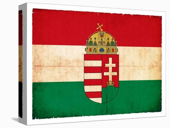 Grunge Flag Of Hungary-cmfotoworks-Stretched Canvas