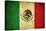 Grunge Flag Of Mexico-Graphic Design Resources-Stretched Canvas