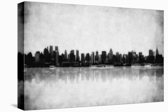 Grunge Image Of New York Skyline-javarman-Stretched Canvas