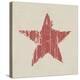 Grunge Red Star-pashabo-Stretched Canvas