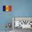 Grunge Sovereign State Flag Of Country Of Moldova In Official Colors-Speedfighter-Stretched Canvas displayed on a wall