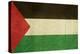 Grunge Sovereign State Flag Of Country Of Palestne In Official Colors-Speedfighter-Stretched Canvas