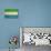 Grunge Sovereign State Flag Of Country Of Sierra Leone In Official Colors-Speedfighter-Stretched Canvas displayed on a wall