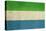 Grunge Sovereign State Flag Of Country Of Sierra Leone In Official Colors-Speedfighter-Stretched Canvas