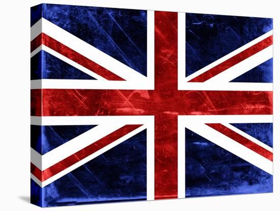 Grunge Union Jack Flag-prawny-Stretched Canvas