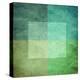 Grungy Watercolor-Like Graphic Abstract Background. Green-landio-Stretched Canvas