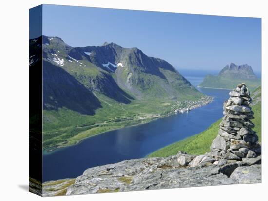 Gryllefjorden on West Coast, Senja, Nordland, Norway, Scandinavia, Europe-Anthony Waltham-Premier Image Canvas