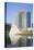 Guangzhou Opera House and Skyscrapers in Zhujiang New Town, Tian He, Guangzhou, Guangdong, China-Ian Trower-Premier Image Canvas