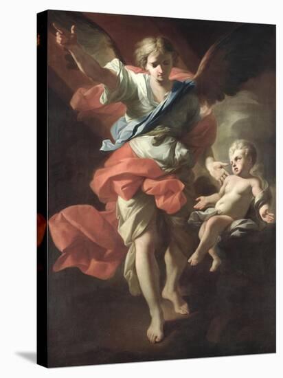 Guardian Angel, circa 1685-94-Andrea Pozzo-Premier Image Canvas