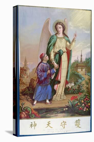 Guardian Angel, Religious Imagery For the Chinese Market-null-Premier Image Canvas