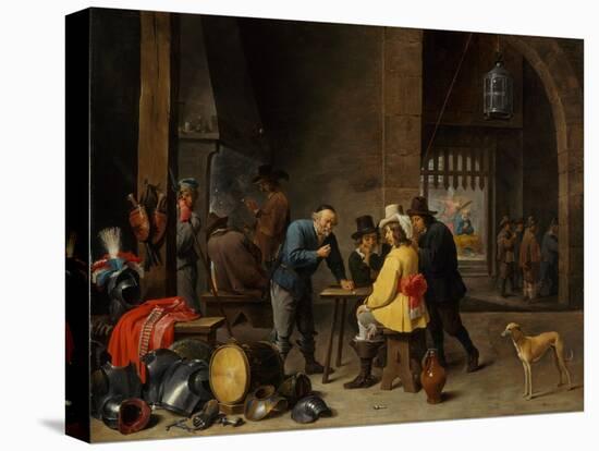 Guardroom with the Deliverance of Saint Peter, c.1645-47-David the Younger Teniers-Premier Image Canvas