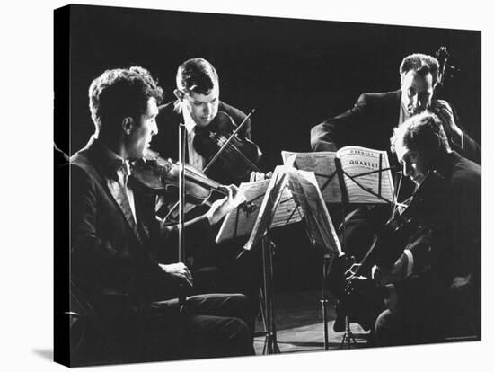 Guarneri Quartet: Arnold Steinhardt, John Daley, Michael Tree and David Soyer-Gjon Mili-Premier Image Canvas