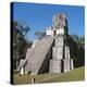 Guatemala, El Peten, Archaeological Site, Tikal National Park, Temple of the Masks or Moon-null-Premier Image Canvas