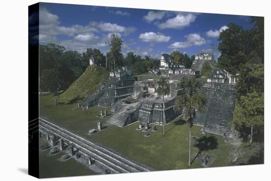 Guatemala, El Peten Department, Tikal National Park, Great Plaza-null-Premier Image Canvas