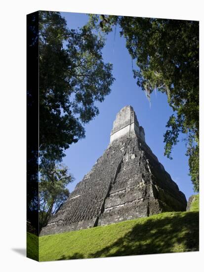 Guatemala, El Peten, Tikal, Gran Plaza, Temple of the Great Jaguar-Jane Sweeney-Premier Image Canvas