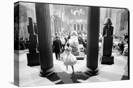 Guests at the Metropolitan Museum of Art Fashion Ball, New York, New York, November 1960-Walter Sanders-Premier Image Canvas