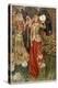 Guinevere and Her Ladies-In- Waiting in the Golden Days-Eleanor Fortescue Brickdale-Premier Image Canvas