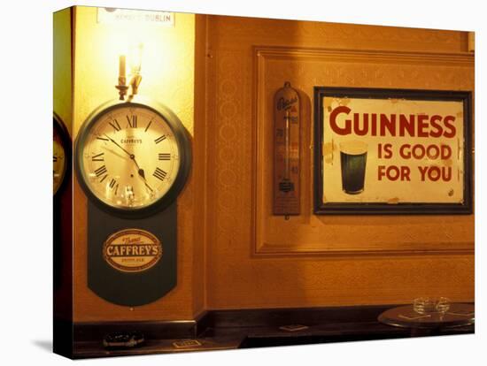 Guinness sign in pub, Dublin, Ireland-Alan Klehr-Premier Image Canvas