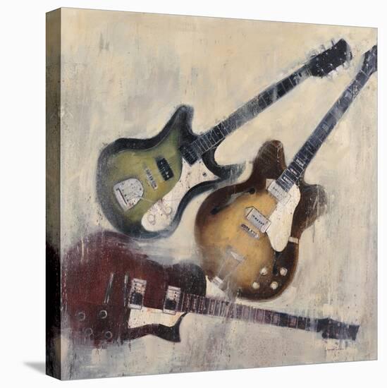 Guitars I-Joseph Cates-Stretched Canvas