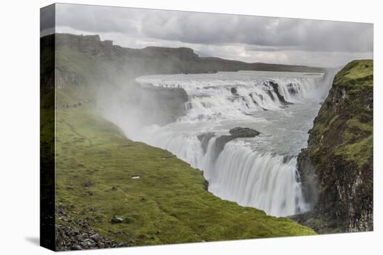 Gullfoss (Golden Falls), a Waterfall Located in the Canyon of the Hvita River in Southwest Iceland-Michael Nolan-Premier Image Canvas