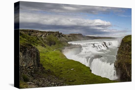 Gullfoss Waterfall, Golden Circle, Iceland, Polar Regions-Yadid Levy-Premier Image Canvas