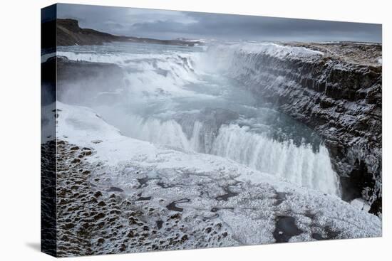 Gullfoss Waterfall, (Golden Falls), Iceland-null-Premier Image Canvas