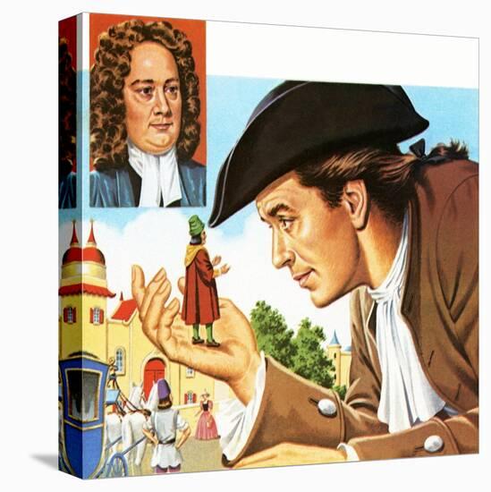 Gulliver's Travels, with Inset of its Author Jonathan Swift-John Keay-Premier Image Canvas