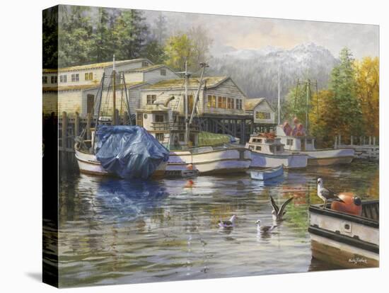 Gulls at the Marina-Nicky Boehme-Premier Image Canvas