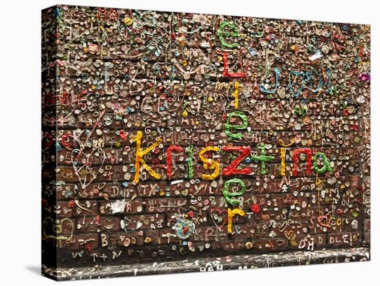 Gum Wall at Pike's Place Market in Seattle, Washington, Usa-Michele Westmorland-Premier Image Canvas