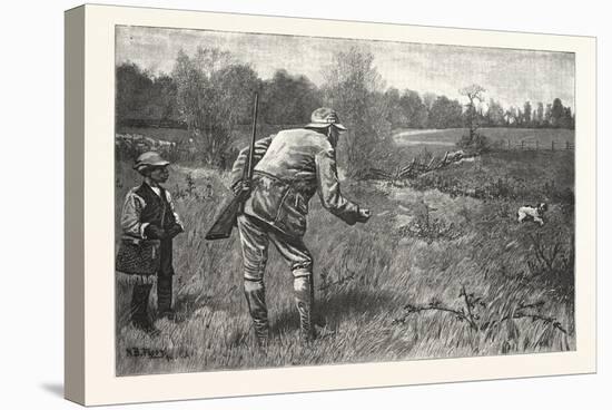 Gun Shy Drawn A. B. Frost, 1880, USA-null-Premier Image Canvas