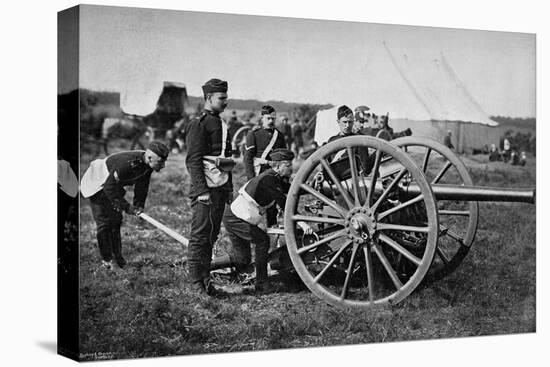 Gunners of Field Artillery Drilling with a 12 Pounder, 1895-Gregory & Co-Premier Image Canvas