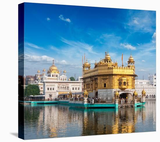 Gurdwara Temple Amritsar-India-null-Stretched Canvas