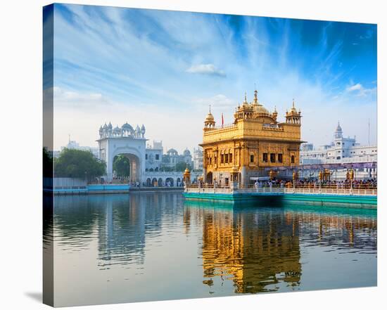 Gurdwara Temple Amritsar-India-null-Stretched Canvas