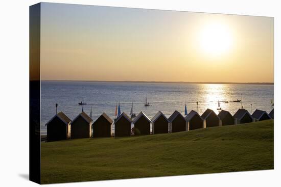 Gurnard Beach, Gurnard, Isle of Wight, England, United Kingdom, Europe-Neil Farrin-Premier Image Canvas