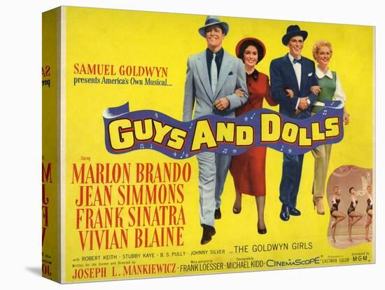 Guys And Dolls, 1955, Directed by Joseph L. Mankiewicz-null-Premier Image Canvas