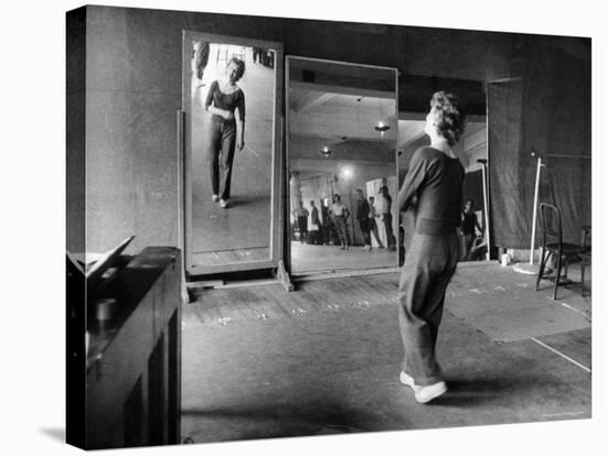 Gwen Verdon Rehearsing for the Broadway Musical Damn Yankees-Peter Stackpole-Premier Image Canvas