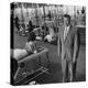 Gym Owner, Vic Tanny in One of His 60 Gyms-Allan Grant-Premier Image Canvas